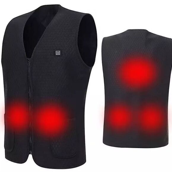 Unisex Heated 🔥 Vest and PowerBank ⚡ COMBO DEAL - Picture 2 of 9